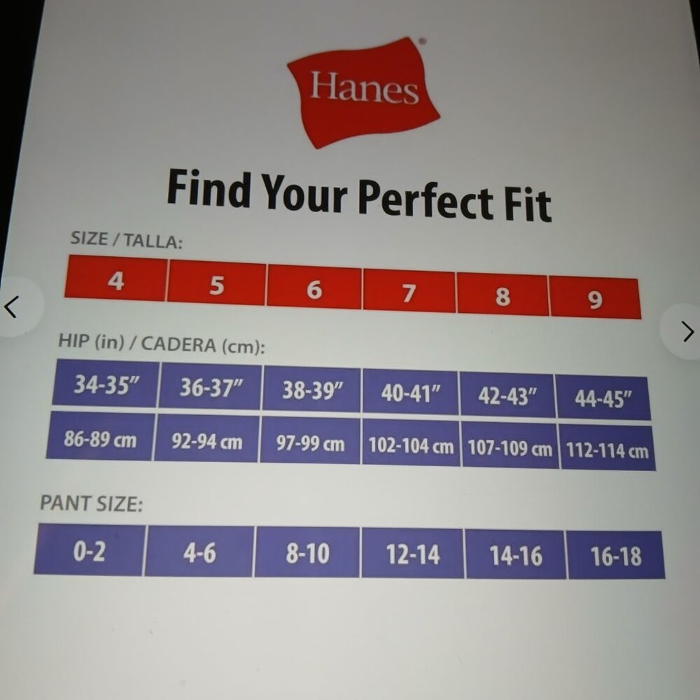 New Women's Hanes Hipster Briefs 3 Pairs Soft Cotton SZ XL - Picture 3 of 8